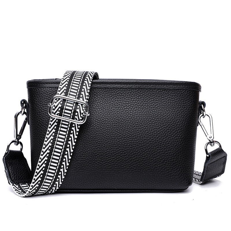 Genuine Leather Women's Bag New Trendy Fashion NicheShoulder Bag Women's Crossbody BagElegant Small Square Bag
